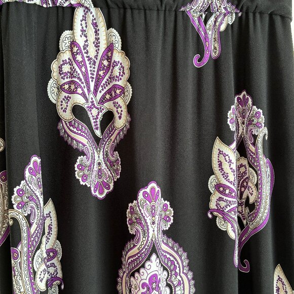 White House Black Market Paisley Bandeau Maxi Dress Women's Small - Picture 7 of 8